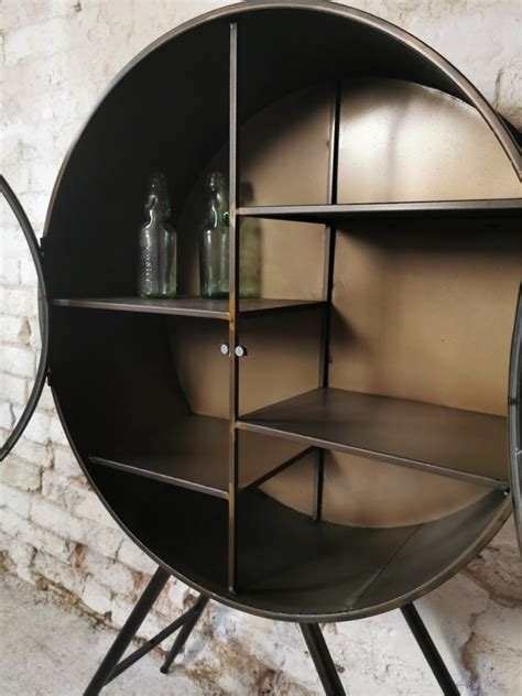 brushed steel display cabinet|Wayfair .